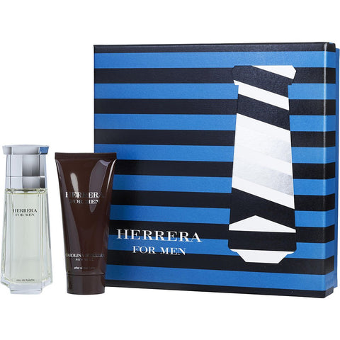 HERRERA by Carolina Herrera EDT SPRAY 3.4 OZ & AFTERSHAVE BALM 3.4 OZ (TUBE)