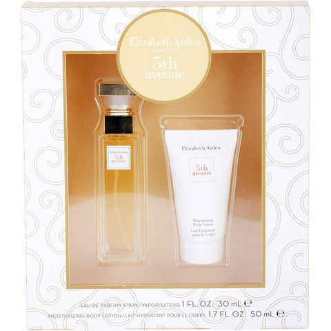 FIFTH AVENUE by Elizabeth Arden EAU DE PARFUM SPRAY 1 OZ & BODY LOTION 1.7 OZ
