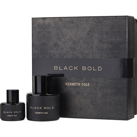 KENNETH COLE BLACK BOLD by Kenneth Cole EAU DE PARFUM SPRAY 3.4 OZ & EAU DE PARFUM SPRAY 1 OZ