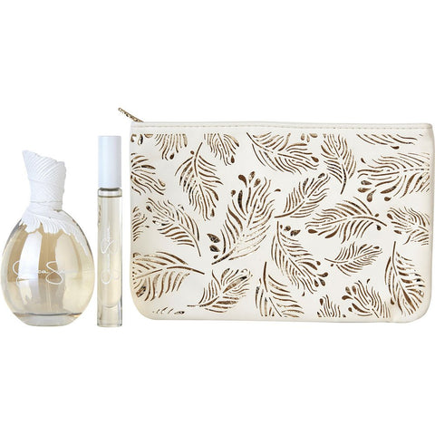JESSICA SIMPSON TEN by Jessica Simpson EAU DE PARFUM SPRAY 3.4 OZ & EAU DE PARFUM ROLLERBALL 0.2 OZ & COSMETIC BAG