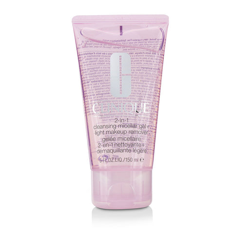 CLINIQUE by Clinique 2-in-1 Cleansing Micellar Gel + Light Makeup Remover 150ml/5oz