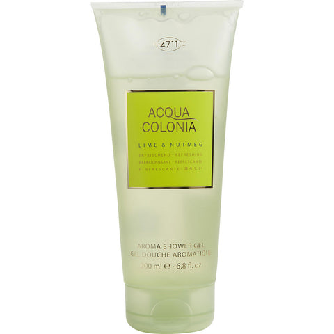 4711 ACQUA COLONIA by 4711 LIME & NUTMEG SHOWER GEL 6.8 OZ