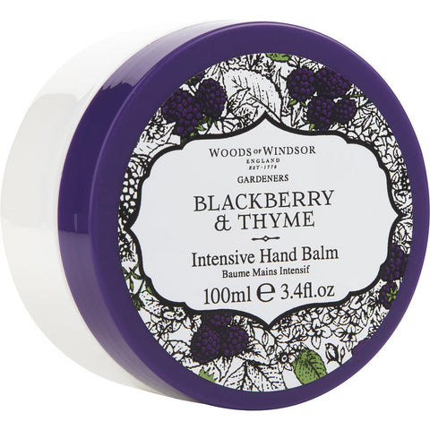 WOODS OF WINDSOR BLACKBERRY & THYME by Woods of Windsor INTENSIVE HAND BALM 3.4 OZ