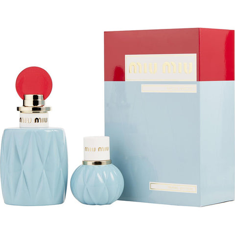 MIU MIU by Miu Miu EAU DE PARFUM SPRAY 3.4 OZ & EAU DE PARFUM SPRAY 0.67 OZ (TRAVEL EDITION)