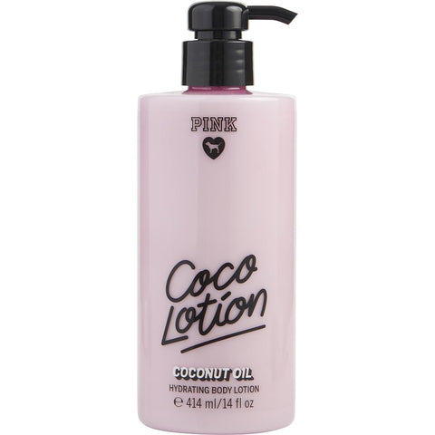 VICTORIA'S SECRET PINK COCO LOTION by Victoria's Secret COCONUT OIL BODY LOTION 14 OZ