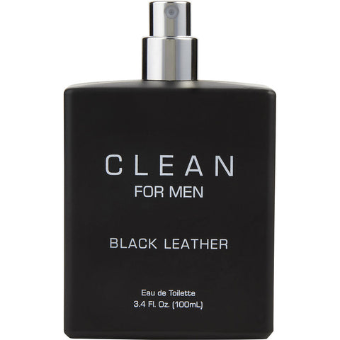 CLEAN BLACK LEATHER by Dlish EDT SPRAY *TESTER