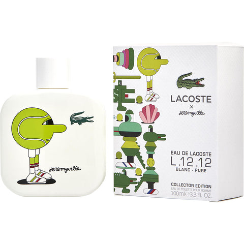LACOSTE EAU DE LACOSTE L.12.12 BLANC by Lacoste PURE EDT SPRAY (COLLECTOR EDITION PACKAGING)