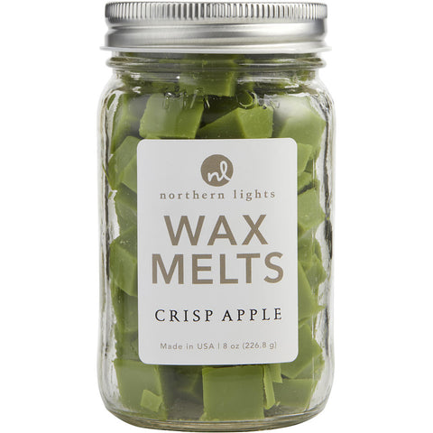 CRISP APPLE SCENTED by SIMMERING FRAGRANCE CHIPS - 8 OZ JAR CONTAINING 100 MELTS