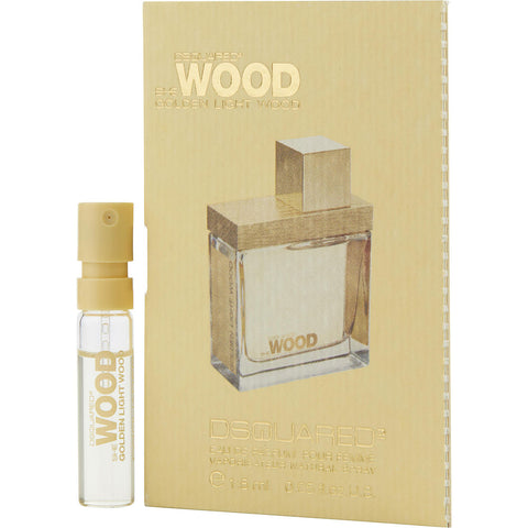 SHE WOOD GOLDEN LIGHT WOOD by Dsquared2 EAU DE PARFUM SPRAY VIAL ON CARD