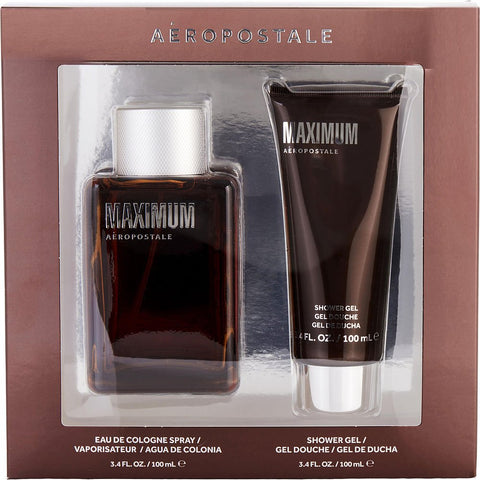 AEROPOSTALE MAXIMUM by Aeropostale EAU DE COLOGNE SPRAY 3.4 OZ & BODY WASH 3.4 OZ