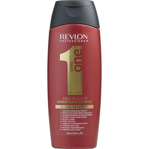 REVLON by Revlon UNIQ ONE ALL IN ONE HAIR AND SCALP CONDITIONING SHAMPOO 10 OZ
