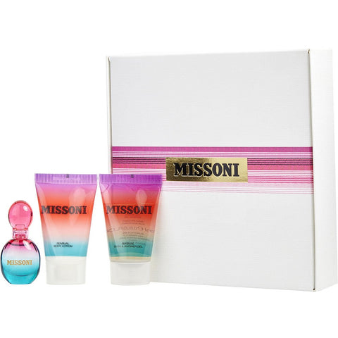 MISSONI by Missoni EAU DE PARFUM 0.17 OZ & BODY LOTION 0.8 OZ & SHOWER GEL 0.8 OZ