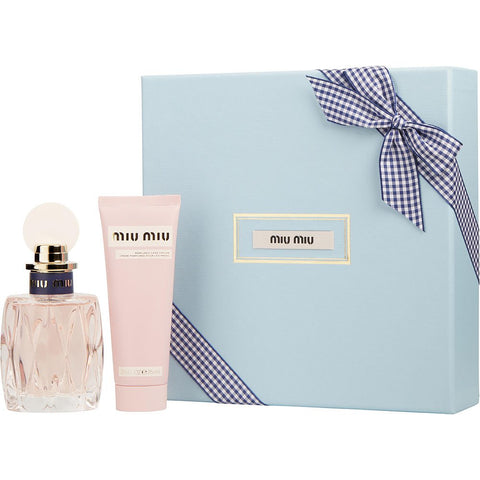 MIU MIU L'EAU ROSEE by Miu Miu EDT SPRAY 3.4 OZ & HAND CREAM 2.5 OZ