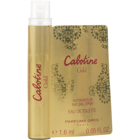 CABOTINE GOLD by Parfums Gres EDT SPRAY VIAL ON CARD