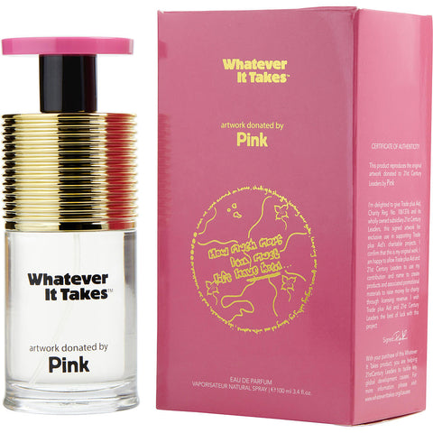 WHATEVER IT TAKES PINK by Whatever It Takes EAU DE PARFUM SPRAY (NEW PACKAGING)