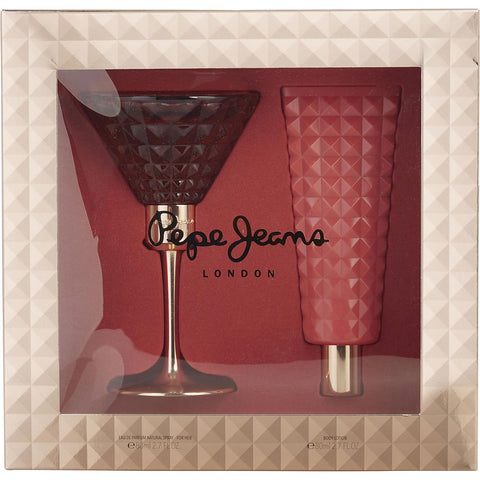 PEPE JEANS by Pepe Jeans London EAU DE PARFUM SPRAY 2.7 OZ & BODY LOTION 2.7 OZ