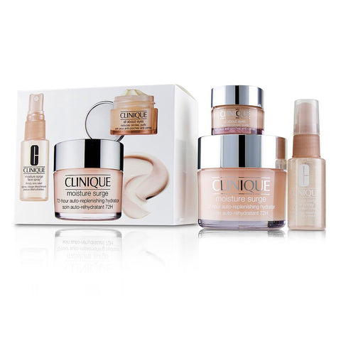 CLINIQUE by Clinique Moisture Surge Set: Moisture Surge 72-Hr 125ml+ All About Eyes 15ml + Moisture Surge Face Spray Thir 3pcs