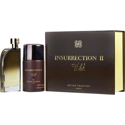 INSURRECTION II WILD by Reyane EDT SPRAY 3 OZ & DEODORANT SPRAY 9 OZ