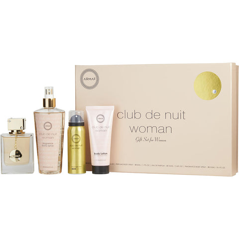 ARMAF CLUB DE NUIT by Armaf EAU DE PARFUM SPRAY 3.6 OZ & BODY SPRAY 1.7 OZ & BODY LOTION 3.4 OZ & FRAGRANCE BODY SPRAY 8.4 OZ