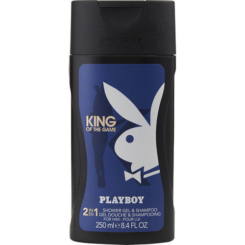 PLAYBOY KING OF THE GAME by Playboy SHOWER GEL & SHAMPOO 8.4 OZ
