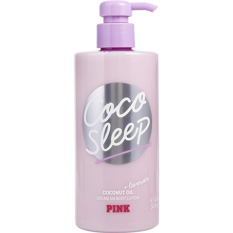 VICTORIA'S SECRET PINK COCO SLEEP by Victoria's Secret COCONUT & LAVENDER OIL BODY LOTION 14 OZ