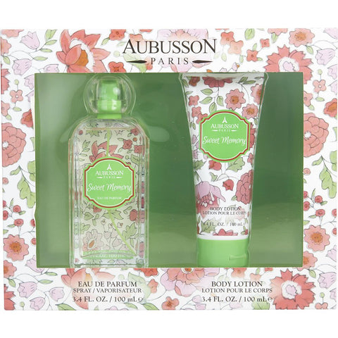 AUBUSSON SWEET MEMORY by Aubusson EAU DE PARFUM SPRAY 3.4 OZ & BODY LOTION 3.4 OZ
