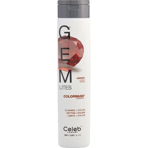 CELEB LUXURY by Celeb Luxury GEM LITES COLORWASH AMBER 8.25 OZ