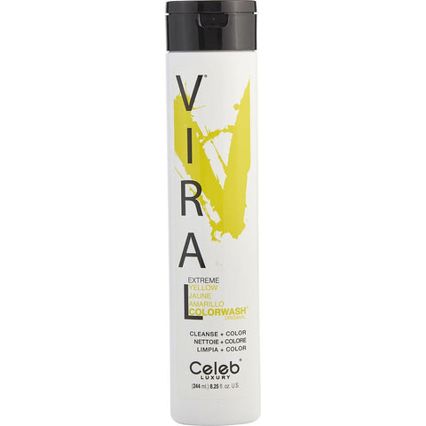 CELEB LUXURY by Celeb Luxury VIRAL COLORWASH EXTREME YELLOW 8.25 OZ