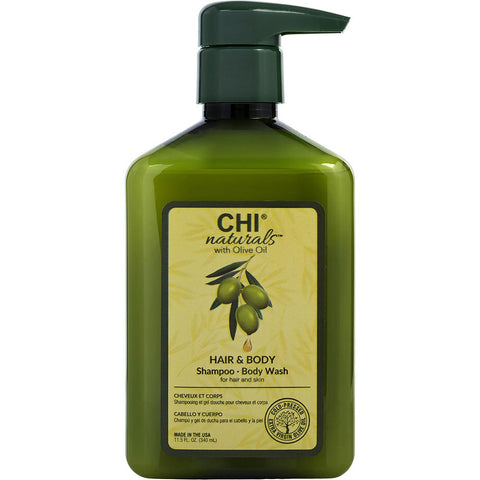 CHI by CHI OLIVE ORGANICS HAIR & BODY SHAMPOO BODY WASH 11.5 OZ