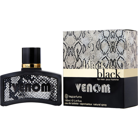 BLACK IS BLACK VENOM by Nuparfums EDT SPRAY