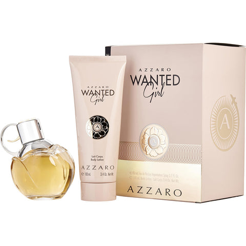 AZZARO WANTED GIRL by Azzaro EAU DE PARFUM 2.7 OZ & BODY LOTION 3.3 OZ