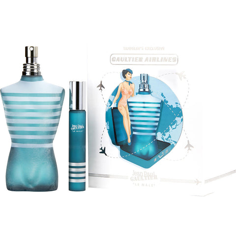 JEAN PAUL GAULTIER by Jean Paul Gaultier EDT SPRAY 4.2 OZ & EDT SPRAY 0.68 OZ (TRAVEL OFFER)