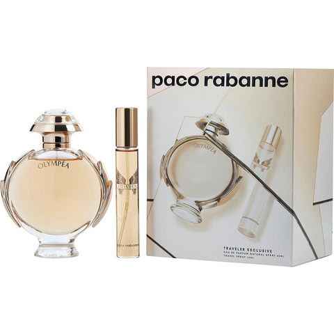 PACO RABANNE OLYMPEA by Paco Rabanne EAU DE PARFUM SPRAY 2.7 OZ & EAU DE PARFUM SPRAY 0.67 OZ (TRAVEL OFFER)