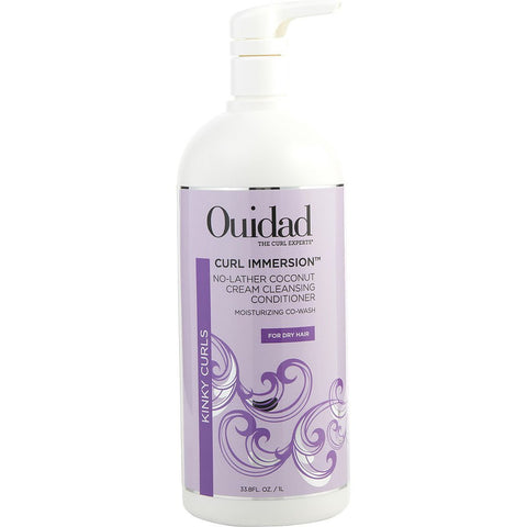 OUIDAD by Ouidad OUIDAD CURL IMMERSION NO-LATHER COCONUT CREAM CLEANSING CONDITIONER 33.8 OZ
