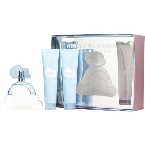 CLOUD ARIANA GRANDE by Ariana Grande EAU DE PARFUM SPRAY 3.4 OZ & BODY SOUFFLE 3.4 OZ & SHOWER GEL 3.4 OZ
