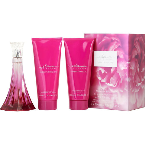 CHRISTIAN SIRIANO SILHOUETTE IN BLOOM by Christian Siriano SET -EAU DE PARFUM SPRAY 3.4 OZ & BODY LOTION 6.7 OZ & SHOWER GEL 6.7 OZ
