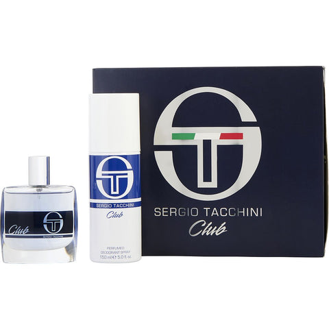 SERGIO TACCHINI CLUB by Sergio Tacchini SET -EDT SPRAY 1.7 OZ & DEODORANT SPRAY 5 OZ