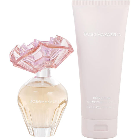 BCBGMAXAZRIA by Max Azria EAU DE PARFUM SPRAY 3.4 OZ & SHIMMERING BODY LOTION 6.7 OZ