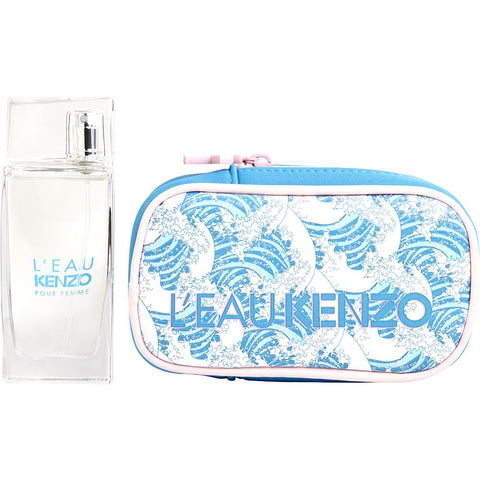 L'EAU KENZO by Kenzo SET -EDT SPRAY 1.7 OZ & POUCH