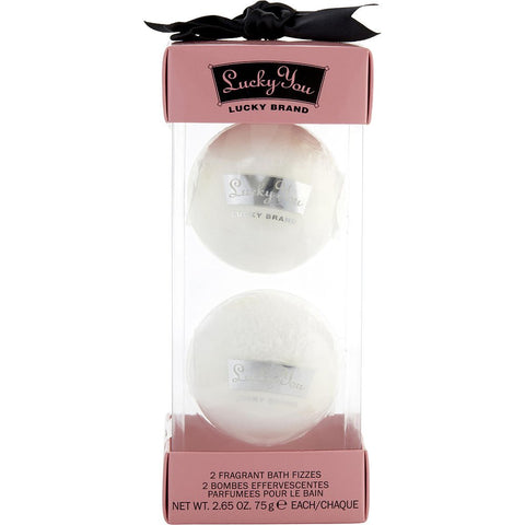 LUCKY YOU by Lucky Brand BATH FIZZ 2.65 OZ (QUANTITY OF TWO)