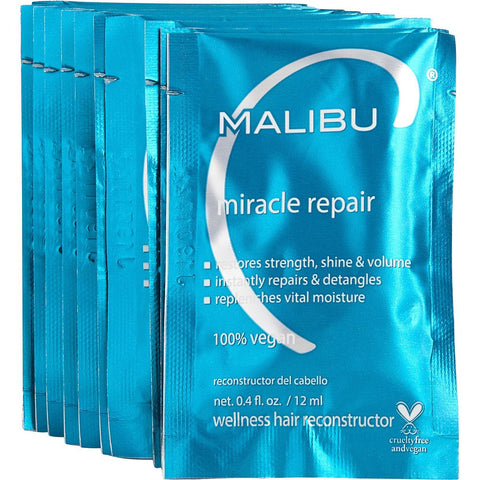 Malibu Hair Care by Malibu Hair Care MIRACLE REPAIR WELLNES RECONSTRUCTOR BOX OF 12 0.4 OZ
