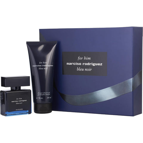 NARCISO RODRIGUEZ BLEU NOIR by Narciso Rodriguez EAU DE PARFUM SPRAY 1.6 OZ & SHOWER GEL 6.7 OZ