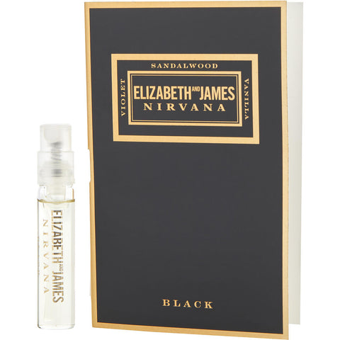 NIRVANA BLACK by Elizabeth and James EAU DE PARFUM SPRAY VIAL ON CARD