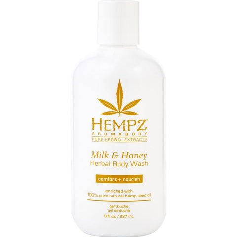HEMPZ by Hempz AROMABODY MILK & HONEY HERBAL BODY WASH 8 OZ