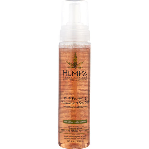 HEMPZ by Hempz FRESH FUSIONS PINK POMELO & HIMALAYAN SEA SALT HERBAL FOAMING BODY WASH 8.5 OZ