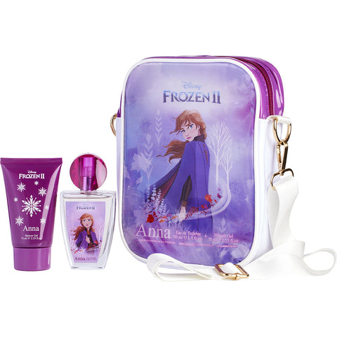 FROZEN 2 DISNEY ANNA by Disney EDT SPRAY 1.7 OZ & SHOWER GEL 2.5 OZ & BAG