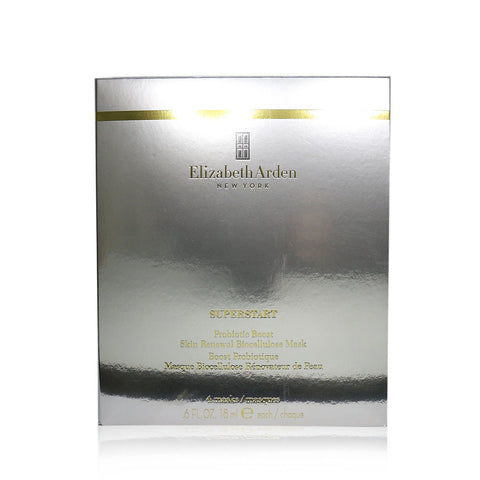 ELIZABETH ARDEN by Elizabeth Arden Superstart Probiotic Boost Skin Renewal Biocellulose Mask 4x18ml/0.6oz