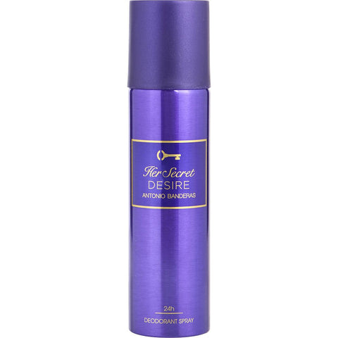 HER SECRET DESIRE by Antonio Banderas DEODORANT SPRAY 5 OZ