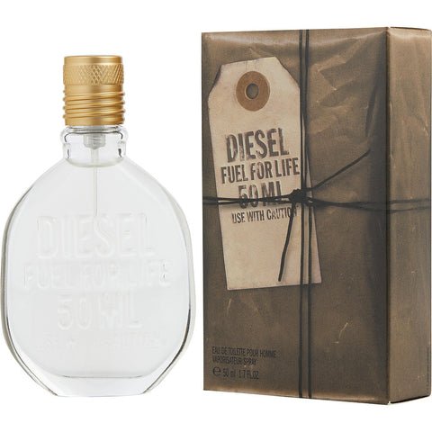 DIESEL FUEL FOR LIFE by Diesel EDT SPRAY (CUSTOMIZABLE BOTTLE EDITION)