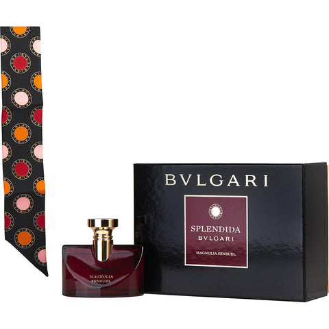 BVLGARI SPLENDIDA MAGNOLIA SENSUEL by Bvlgari EAU DE PARFUM SPRAY 3.4 OZ & SILK SCARF